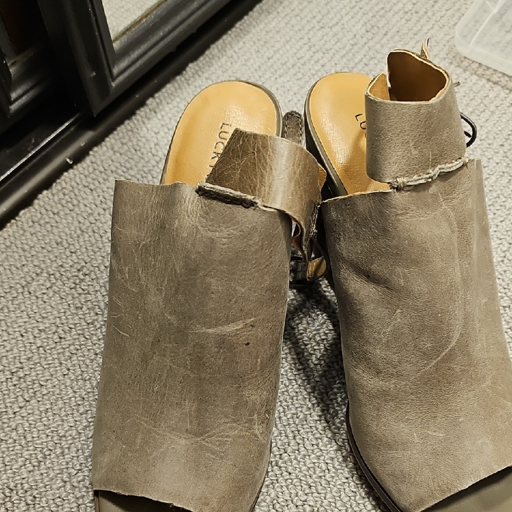Lucky Brand Tan Women's Mules